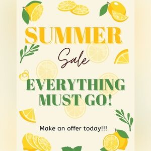 SUMMER CLOSET CLEAN OUT